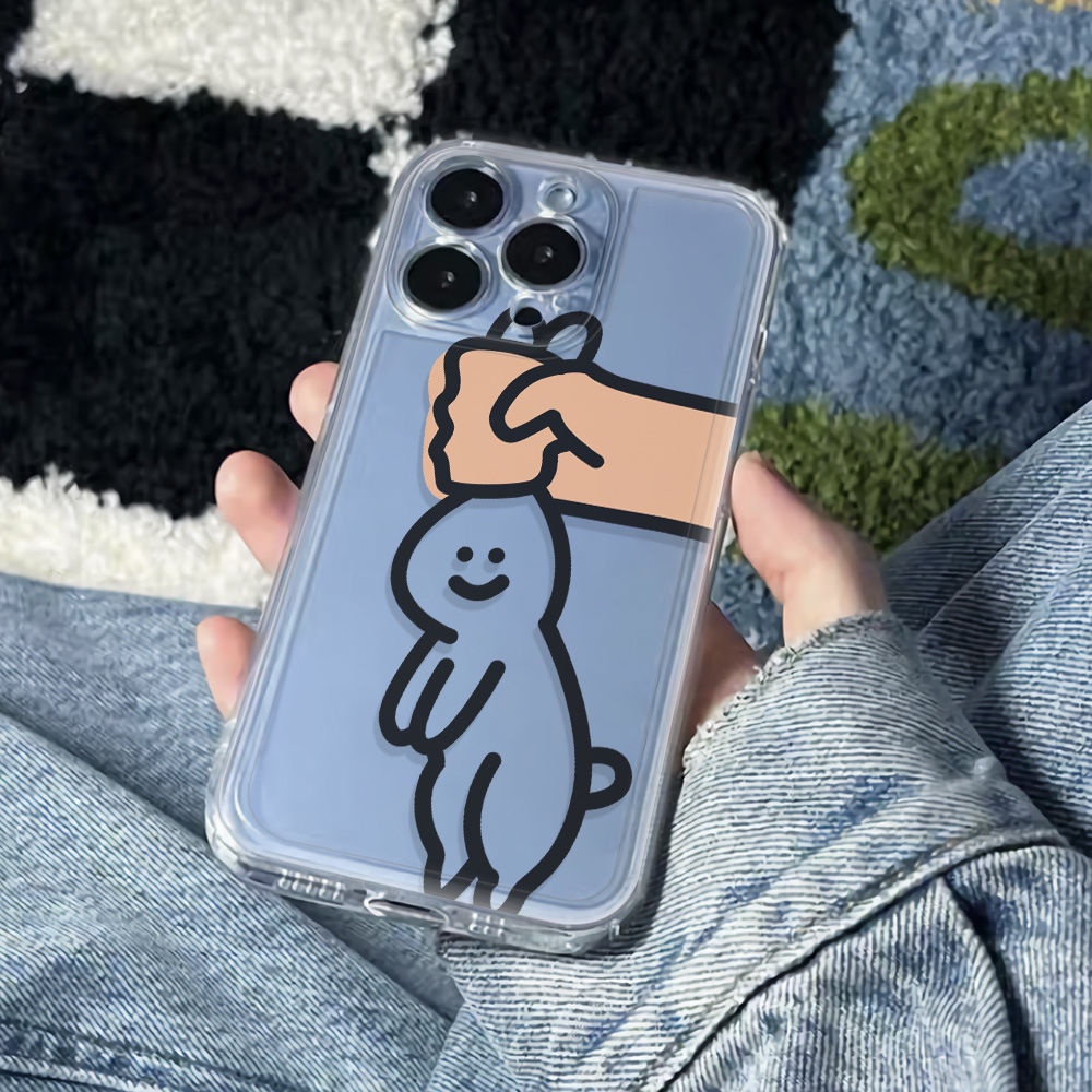 ✅Ốp Điện Thoại Mềm Hình Thỏ Trắng Chống Sốc Cho iPhone12 max7814pro13 6Splus 11