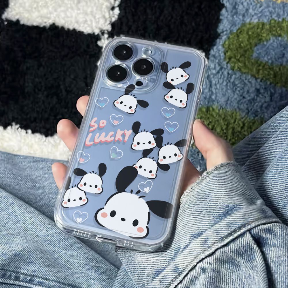 ✅Ốp Điện Thoại Dẻo Họa Tiết Chú Chó Pacha Đơn Giản Chống Sốc Cho Iphone 11 14pro 13 78Iphone126In VYZF