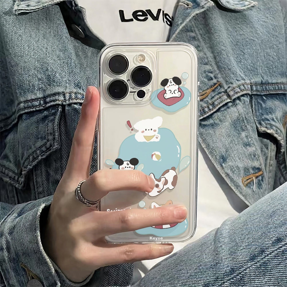 ✅Ốp Điện Thoại Dẻo Họa Tiết Chú Chó Dễ Thương Chống Sốc / Thấm Nước Cho Iphone Max6In Plus 1311127814Ốp Điện Thoại Thiết Kế Đẹp Mắt Cao Cấp Cho Yymx