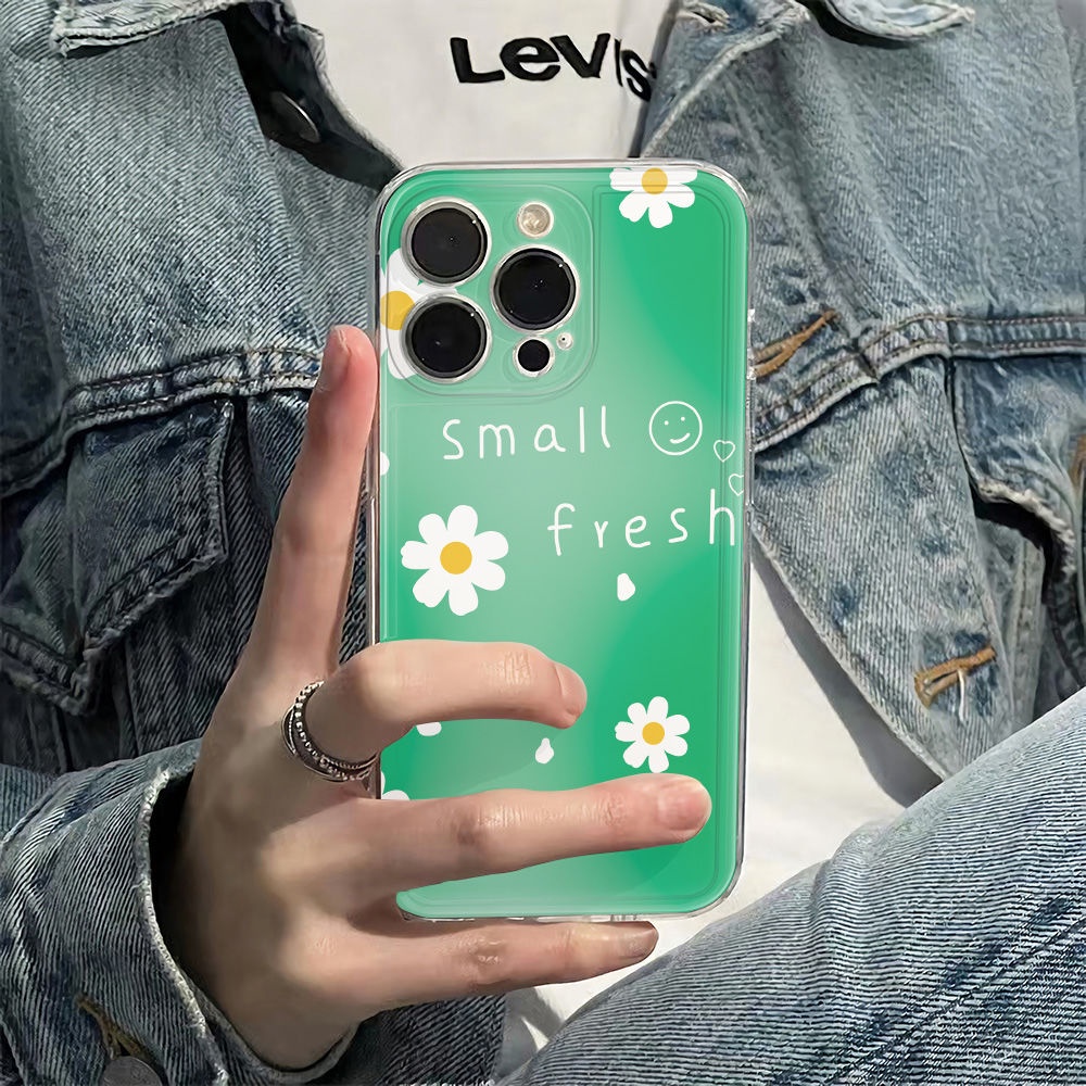 ✅Ốp Điện Thoại Dẻo Họa Tiết Hoa Cúc Xinh Xắn Chống Sốc Cho Iphone126In11Plusmax 78 13Pro