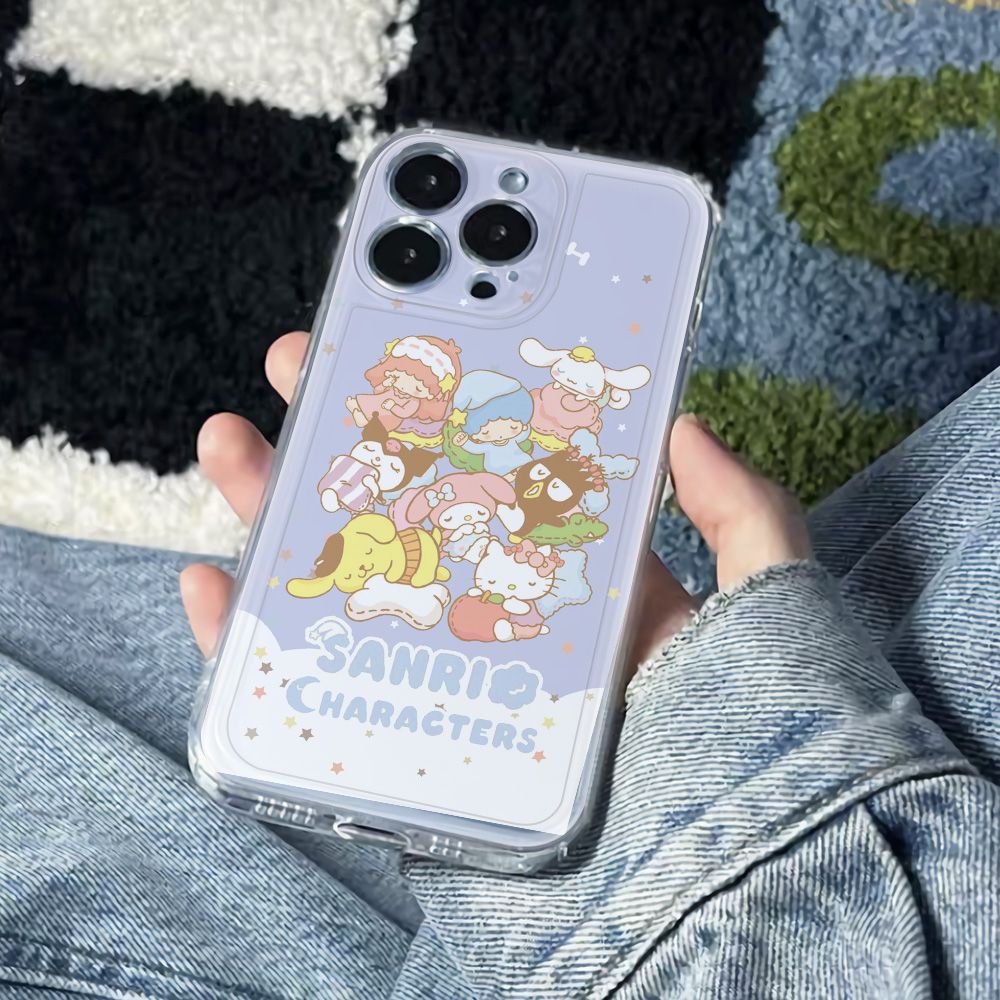 ✅Ốp Điện Thoại Dẻo Họa Tiết Hoạt Hình Sanrio Dễ Thương Chống Sốc Cho Apple Iphone13 Max78P14Pro6In 11iPhone12 9DTS