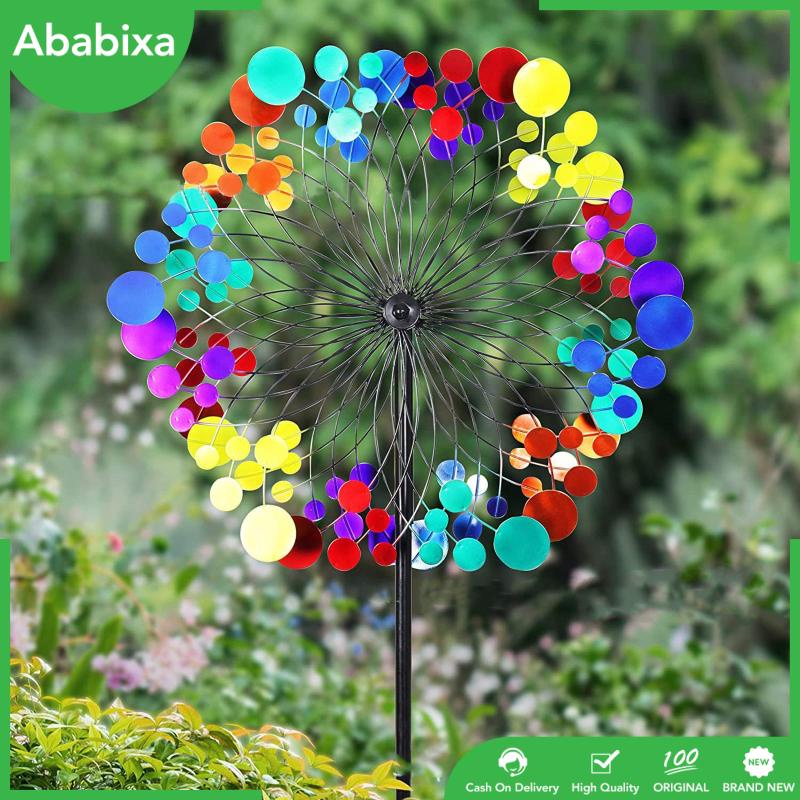 Vòng Bắt Giấc Mơ Bằng Sắt Điêu Khắc Nhiều Màu Trang Trí Sân Vườn