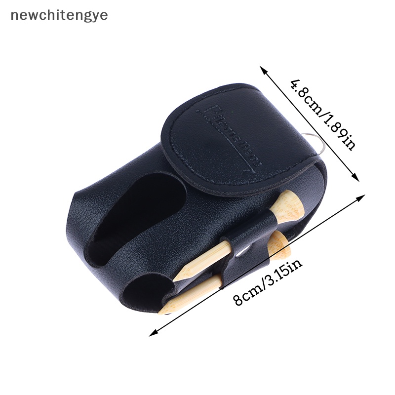 Túi Đựng Bóng Golf Mini Bằng Da PU Kèm 2 Túi Đựng Tiện Dụng