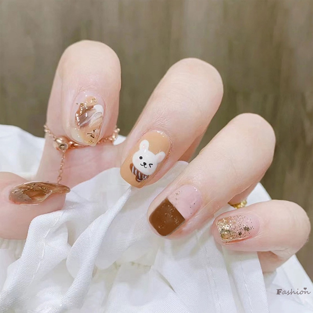 Phụ Kiện Trang Trí Móng Tay Hình Ly Cà Phê Sữa Độc Đáo