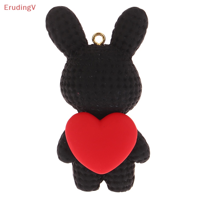 [ErudingV] 1 Móc Khóa / Móc Khóa / Làm Đồ Trang Sức DIY Hình Thỏ Hoạt Hình Dễ Thương Để Bàn Trang Trí