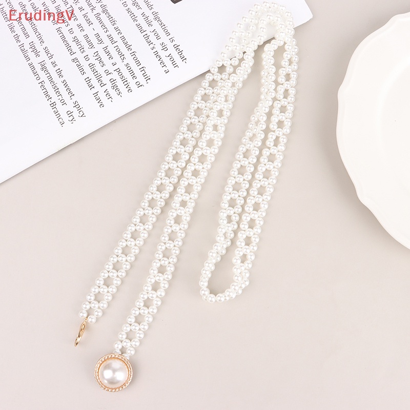 Thắt Lưng Chuỗi Ngọc Trai Thanh Lịch Hợp Thời Trang Cho Nữ