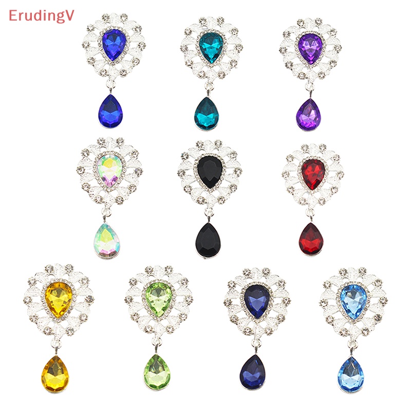 Trâm Cài Áo Hình Giọt Nước Đính Đá Sáng Tạo DIY