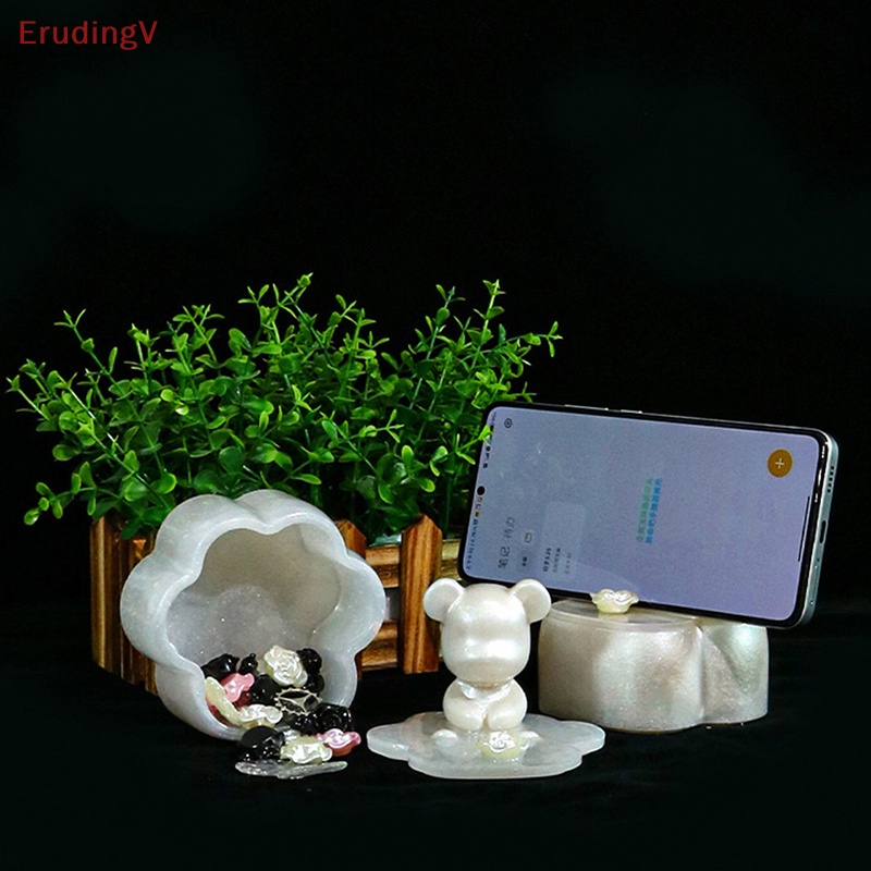 Khuôn Silicone Làm Hộp Đựng Trang Sức Hình Dấu Chân Mèo DIY