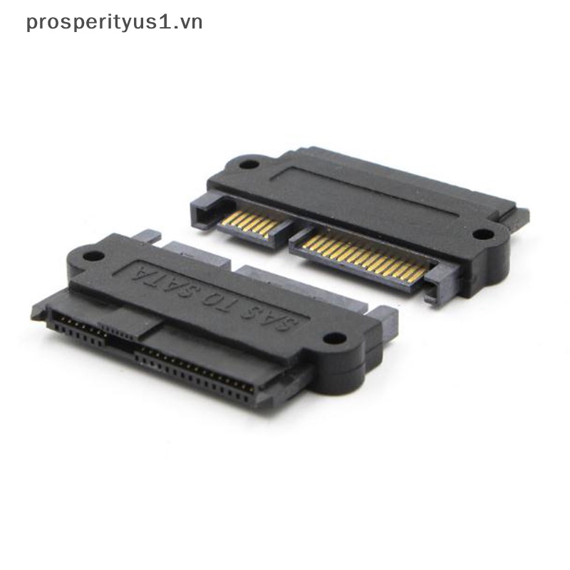 Đầu Nối Chuyển Đổi SAS 29 pin Female Sang SATA 22pin Male Cho Windows Sasperityus1