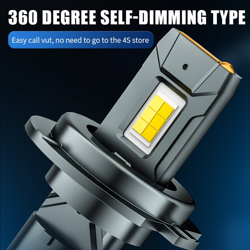 Set 2 Đèn Pha LED 110W H4 H1 H7 H11 9005 9006 H13 Canbus 3000Lm 3000K 4300K 6000K H3 H8 6000K 12V Chuyên Dụng Cho Xe Hơi