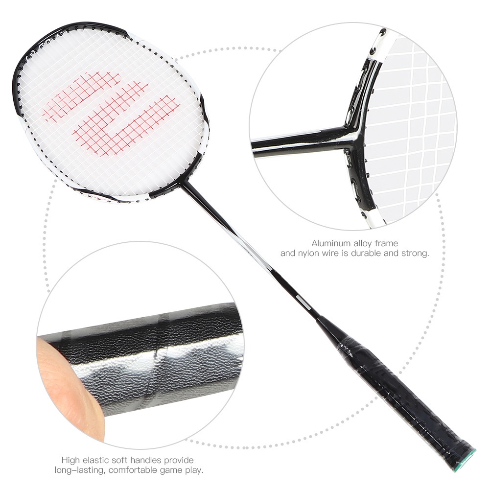 Vợt cầu lông, Vợt Cầu Lông Bằng Hợp Kim Nhôm Carbon  Tập Thể Hìn RisingGirl