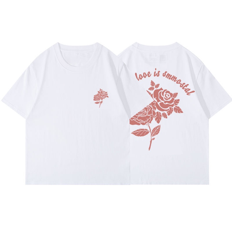 NRVP Áo Thun 100% Cotton Tay Ngắn Phong Cách Hàn Quốc Mới