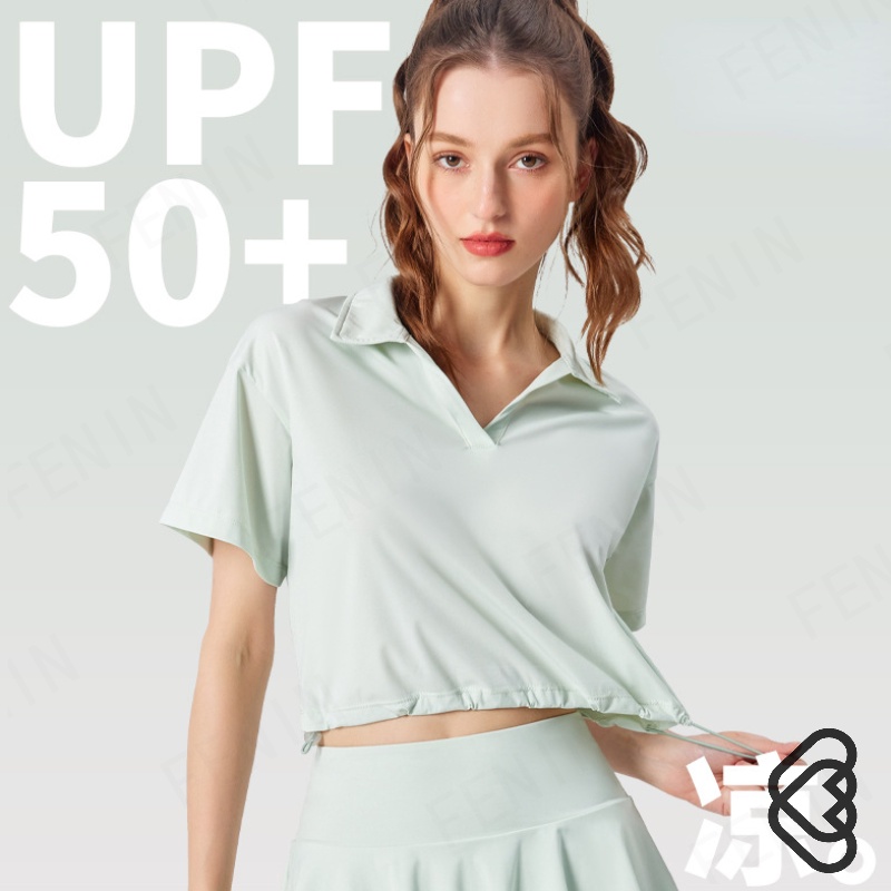 Áo Thun Thể Thao Tay Ngắn Chống Nắng FTS103Y Chất Liệu Băng Nhanh Khô Thời Trang Cho Nữ