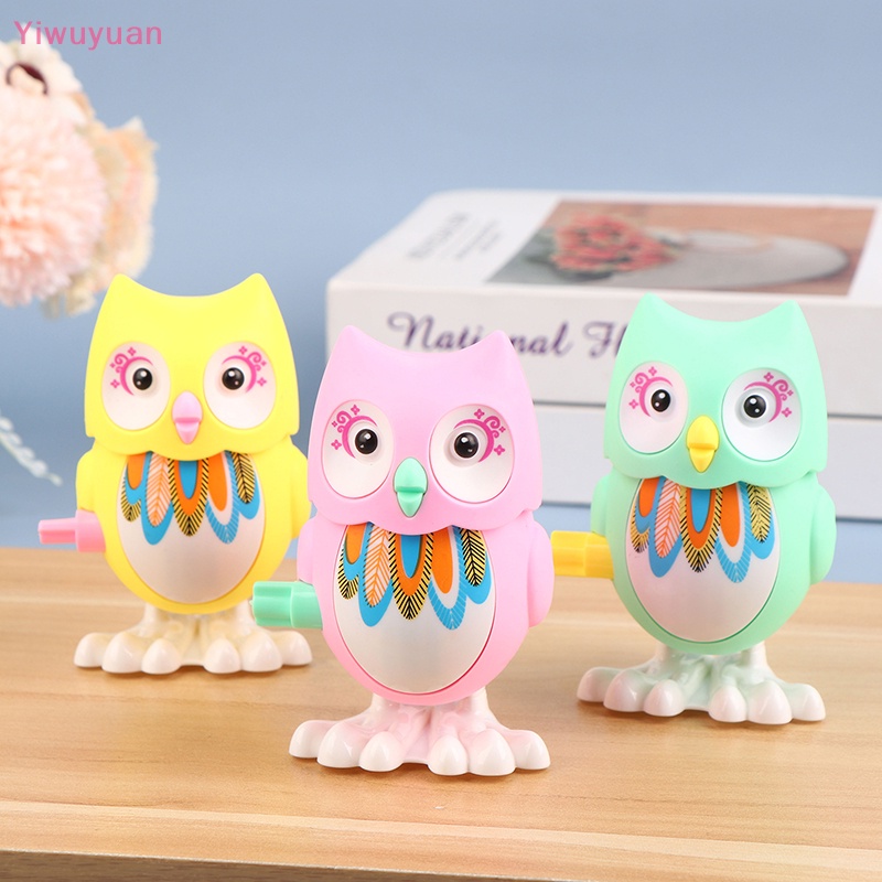 < Yiwuyuan > Đồ Chơi Lên Dây Cót Hình Chim Cú Hoạt Họa Đáng Yêu Cho Bé