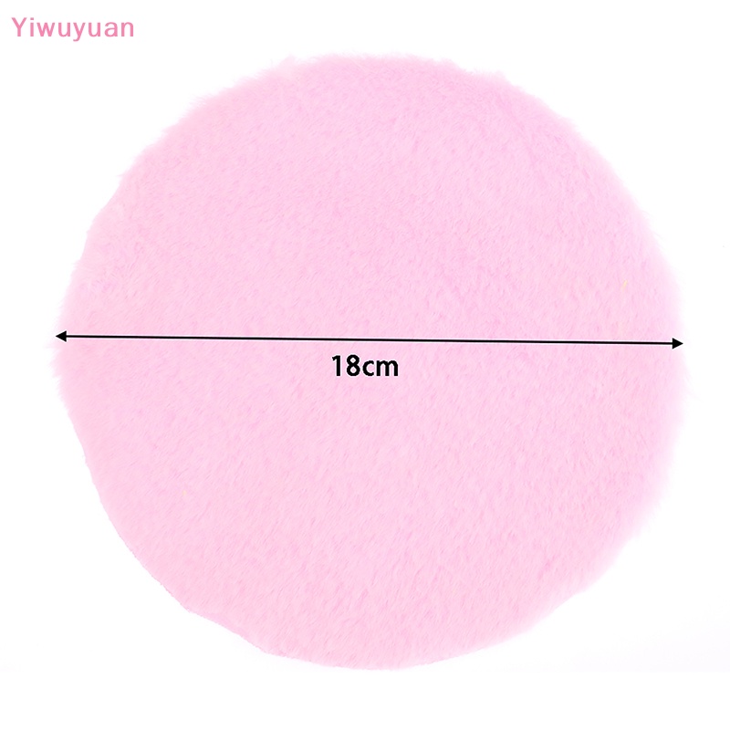 1 Thảm Lông Lót Sàn Hình Tròn Cho Nhà Búp Bê Mới
