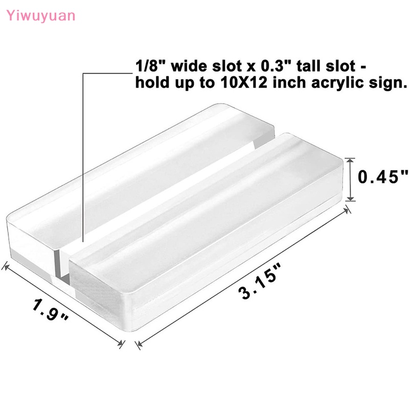 1 Giá Đỡ Trưng Bày Thẻ Số Bàn Tiệc Cưới Bằng Acrylic Trong Suốt