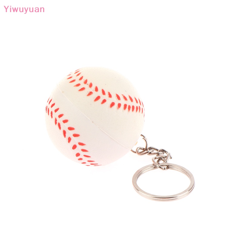 < Yiwuyuan > Móc Chìa Khóa Xe Hơi Bóng Chày Bóng Đá Thể Thao Mới