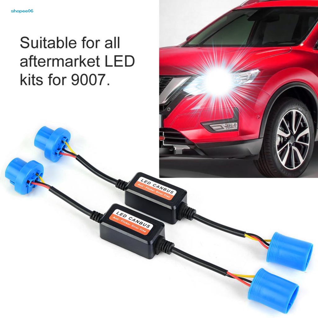 Set 2 Bộ Giải Mã Đèn Pha LED 9007 Chống Nhấp Nháy Chuyên Dụng
