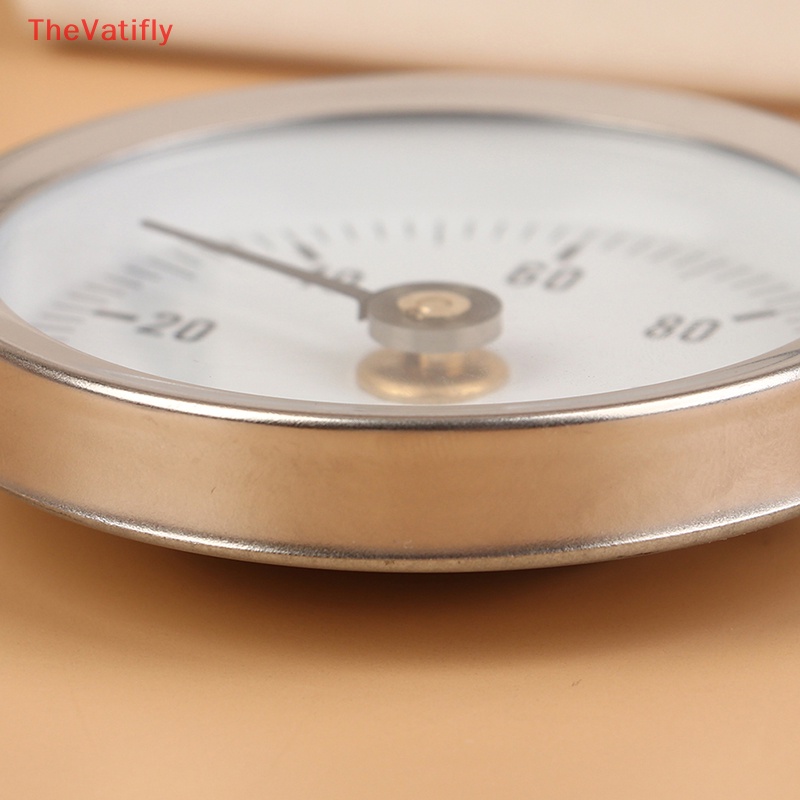[Thevaly] 1pc 63mm 0-120°C Nhiệt Kế Thông Minh Dạng Kẹp Bằng Thép Không Gỉ