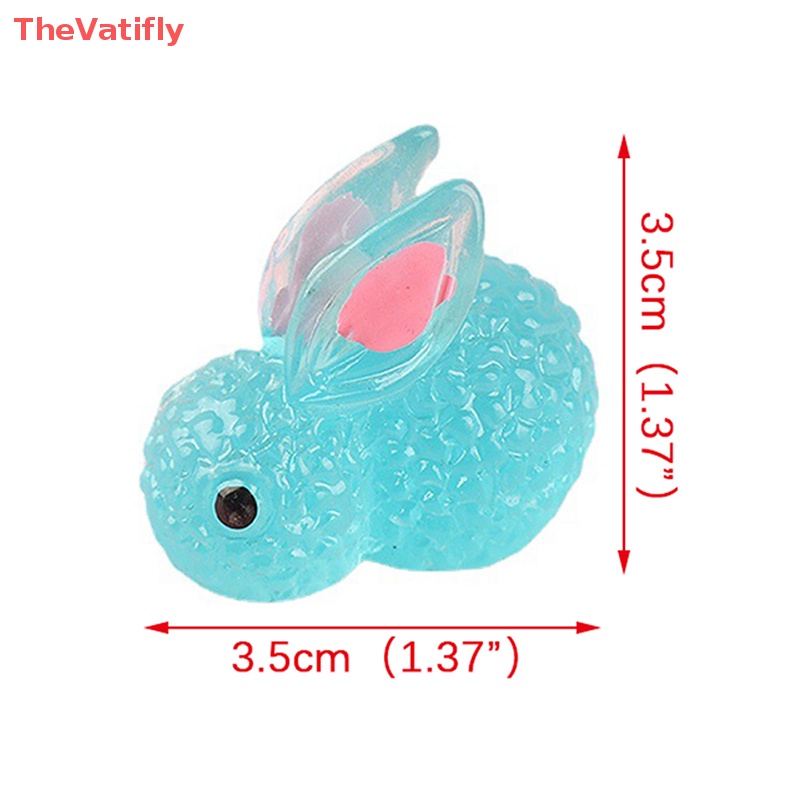 [Thevalifly] Mô Hình Gà Con Bằng Nhựa Resin Dạ Quang Mini Dễ Thương Trang Trí Bảng Điều Khiển Xe Hơi / Nhà Cửa / Sân Vườn