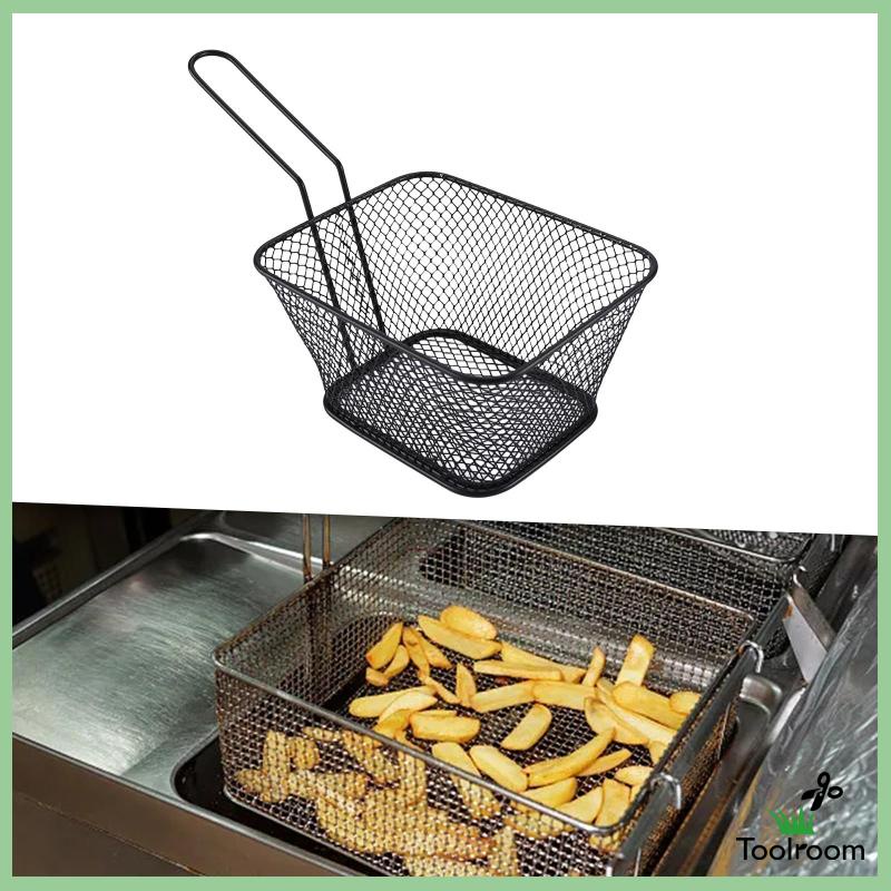 Rổ Chiên Khoai Tây / Làm Bánh Bao / Salad Thiết Kế Nhỏ Gọn Tiện Dụng