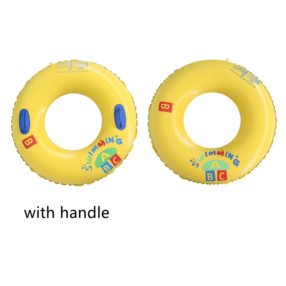 Phao Bơi Bơm Hơi Dày Dặn Màu Vàng Cho Bé Gái 10-80kg