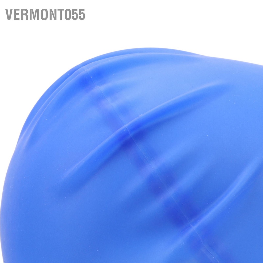 Vermont055 2 Chiếc Mũ Bơi Chống Rách Thoải Mái Silicone Bền Dành Cho Nữ Người Lớn Thanh Niên Trẻ Em