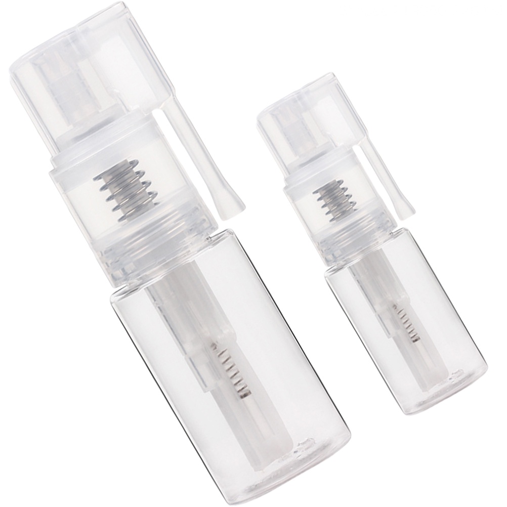 Set 2 Bình Xịt Rỗng Bằng Nhựa Trong Suốt Đựng Mỹ Phẩm Khô