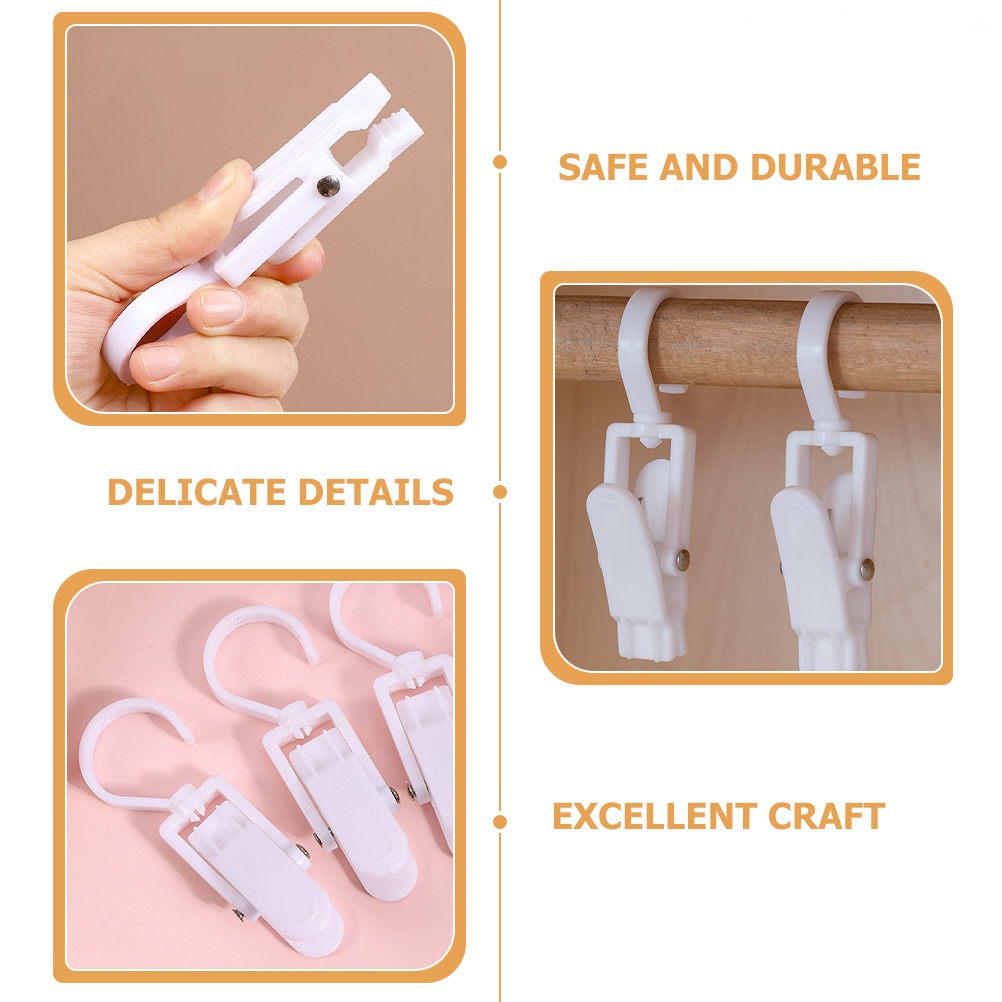 Set 12 Kẹp Nhựa Phơi Quần Áo Đa Năng