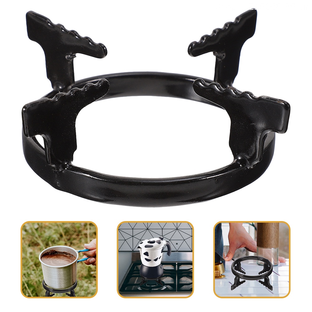 Set 2 Giá Đỡ Nồi Bằng Sắt Kích Thước 12X12X3.5cm Tiện Dụng