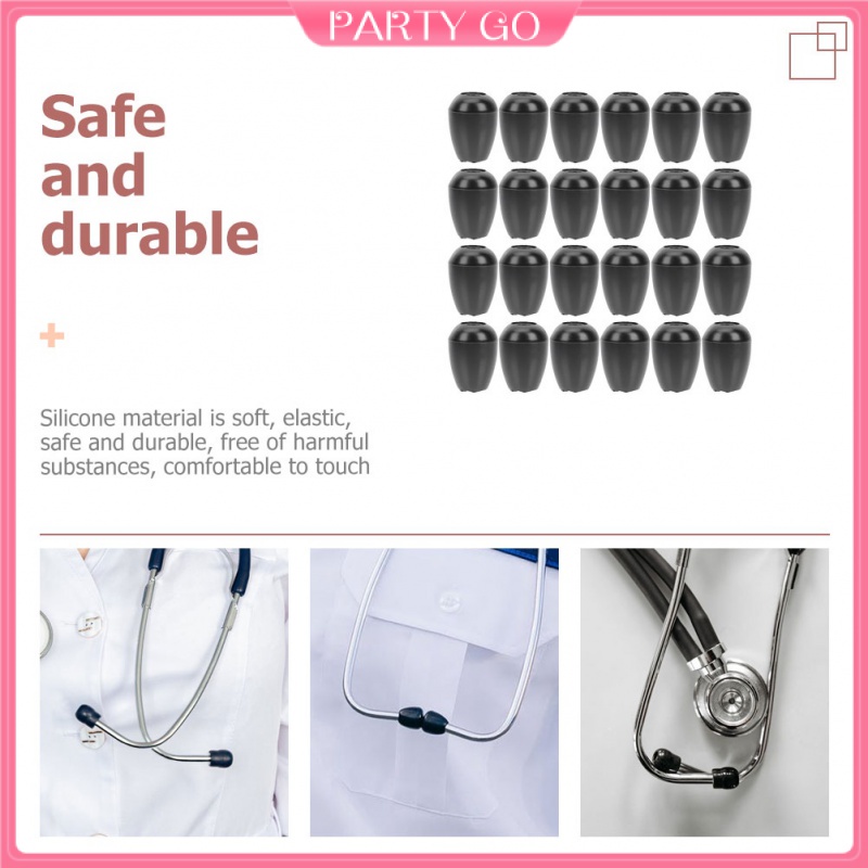 Set 24 Nút Tai Nghe Thay Thế Bằng Silicon Mềm