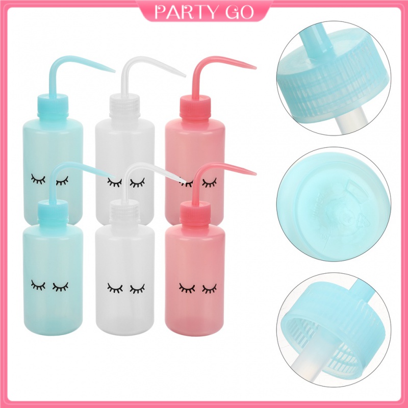 Set 6 Chai Chiết Nước Tẩy Trang Lông Mi Dạng Bóp Tiện Lợi