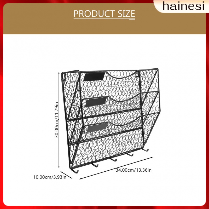 Giá Đỡ Trưng Bày Tạp Chí / Chìa Khóa Màu Đen Có Móc Treo Tường S