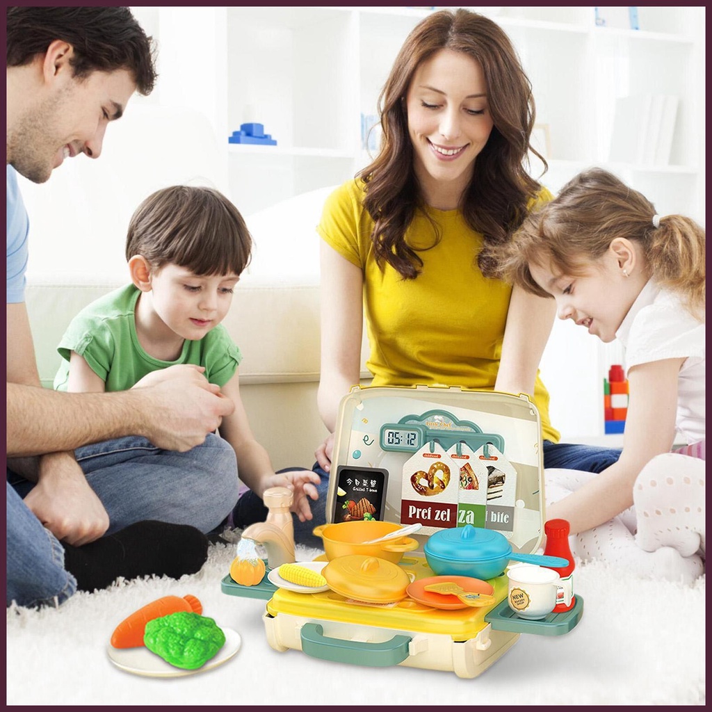 Bộ Đồ Chơi Giả Làm Bếp Vui Nhộn Cho Bé