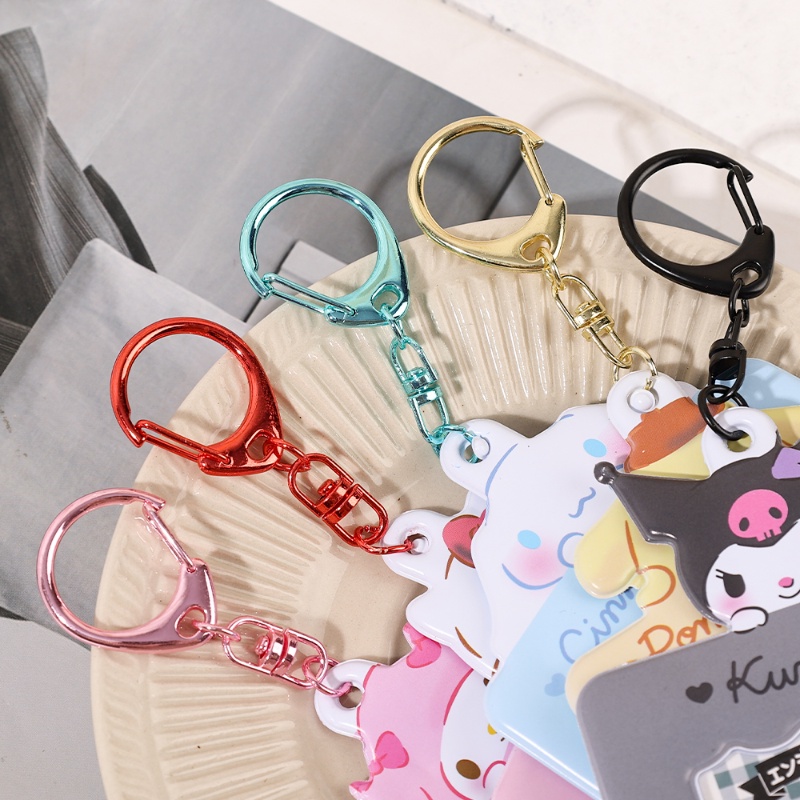 Ins Vỏ Bọc Thẻ Sanrio Hoạt Hình Dễ Thương / Móc Khóa Guigou Ngọc Bích Sáng Tạo Đa Năng Bảo Vệ Thẻ ID Cho Học Sinh / Túi Coolomica