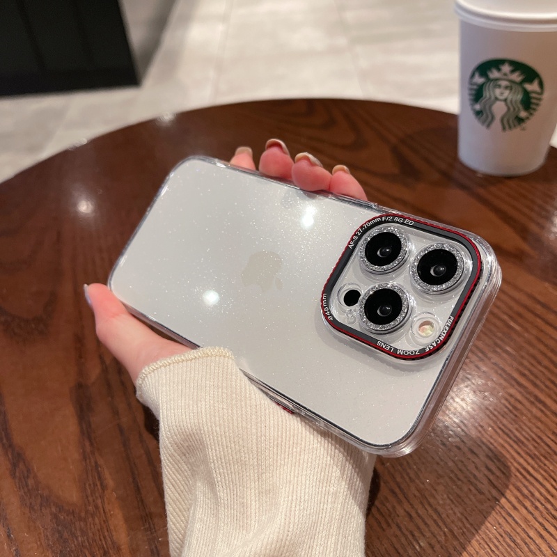 Ốp Điện Thoại Dẻo Trong Suốt Họa Tiết Ngôi Sao Lấp Lánh Chống Sốc Cho iPhone 14 13 12 11 Pro Max14 Plus