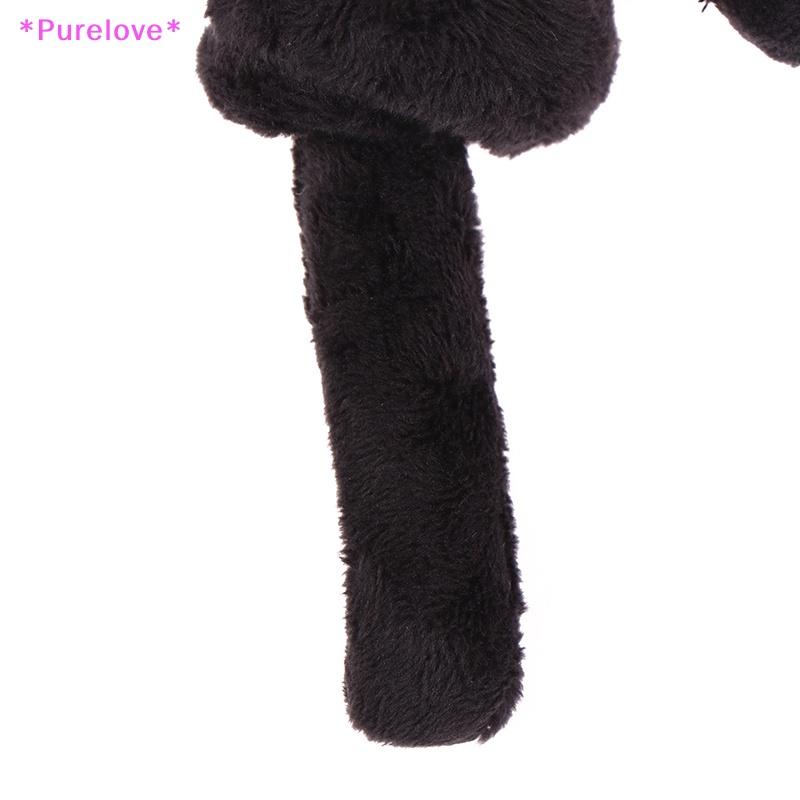 Móc Khóa Hình Bông Hoa Màu Đen Mềm Mại Xinh Xắn Mới