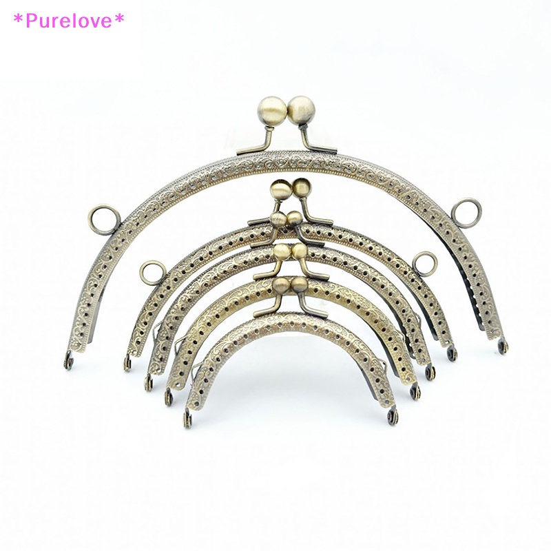 Khung Khóa Túi Xách Bằng Kim Loại 8.5 / 10.5 / 12.5 / 15 / 20.5cm DIY Mới