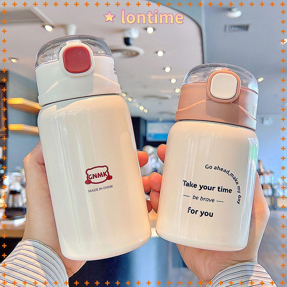 Cốc Giữ Nhiệt 450ml Có Khóa Cài Co Giãn Kiểu Dáng Dễ Thương