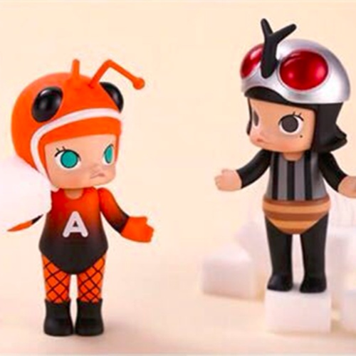 ★Hgtoys★ Búp Bê Popmart MOLLY Côn Trùng Bí Ẩn Trang Trí