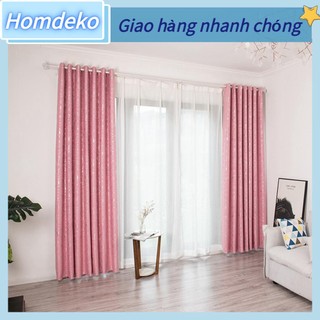 Homdeko 1pc polyester rèm cửa sổ bóng mất điện tấm màn với thủng