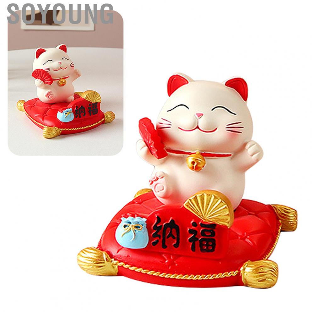 Soyoung Car Interior Lucky  Ornament Smartphone Stand Cute Handsfree Functional Decorative for Dashboard