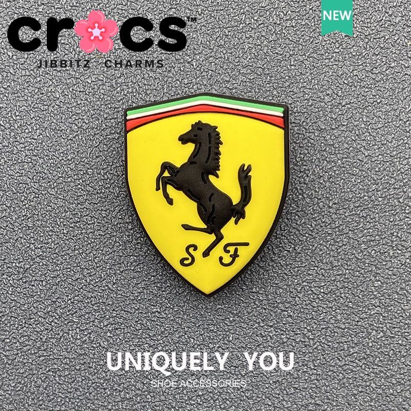 Giày Crocs jibbitz Phối Lỗ Cài Khóa Logo Manchester / Hoa / Logo Đội Tuyển Bóng Đá