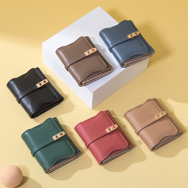 Ví Da Pu Mềm Nhỏ Xinh Thời Trang Cho Nữ