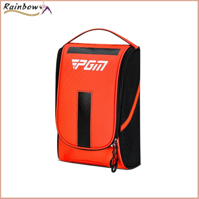 Túi Đựng Giày Đánh Golf Mini Hai Chiều Có Khóa Kéo Chống Bụi Chống Thấm Nước Đa Năng