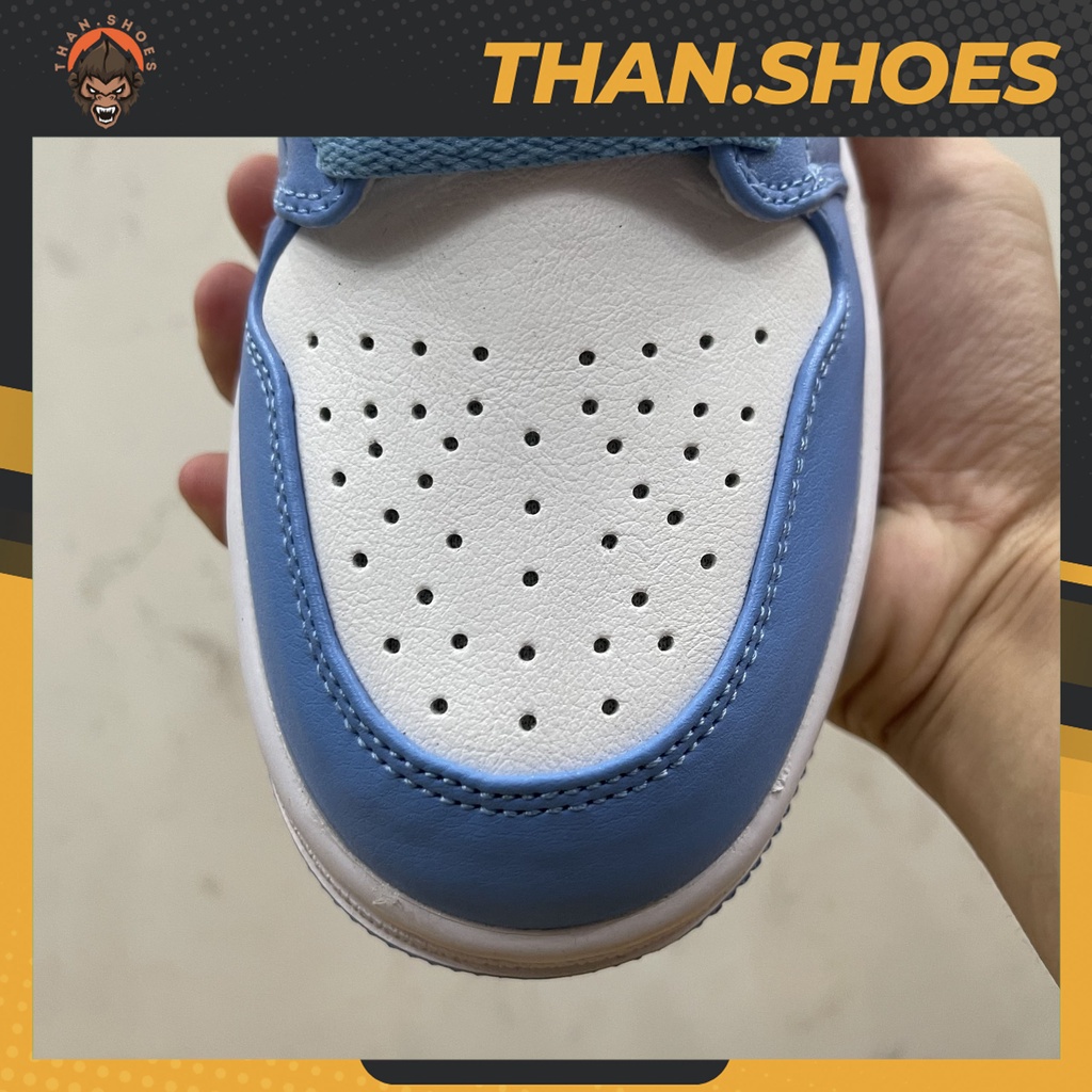 Giày JD1 Low UNC, JD1 Thấp Xanh Biển - Than.Shoes