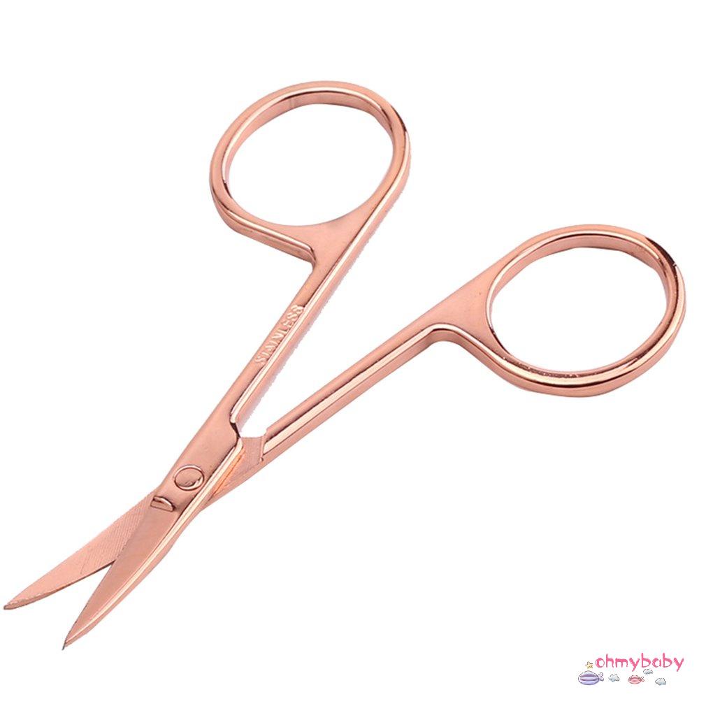 [Ready] Chuyên Nghiệp Cắt Tỉa Lông Mày Mi Trán Tóc Râu Kéo Nhỏ Di Động Thép Không Gỉ Dụng Cụ Chăm Sóc Sắc Đẹp [Z/15]