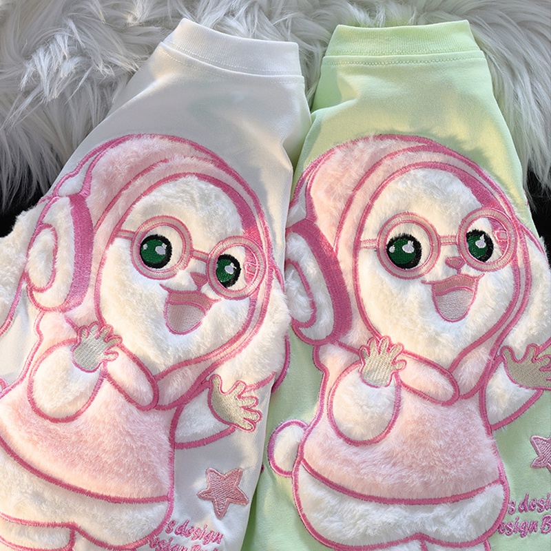 Áo Thun Tay Ngắn Chất Liệu 100% Cotton Cao Cấp Thời Trang Theo Phong Cách Hàn Quốc Cho Nữ