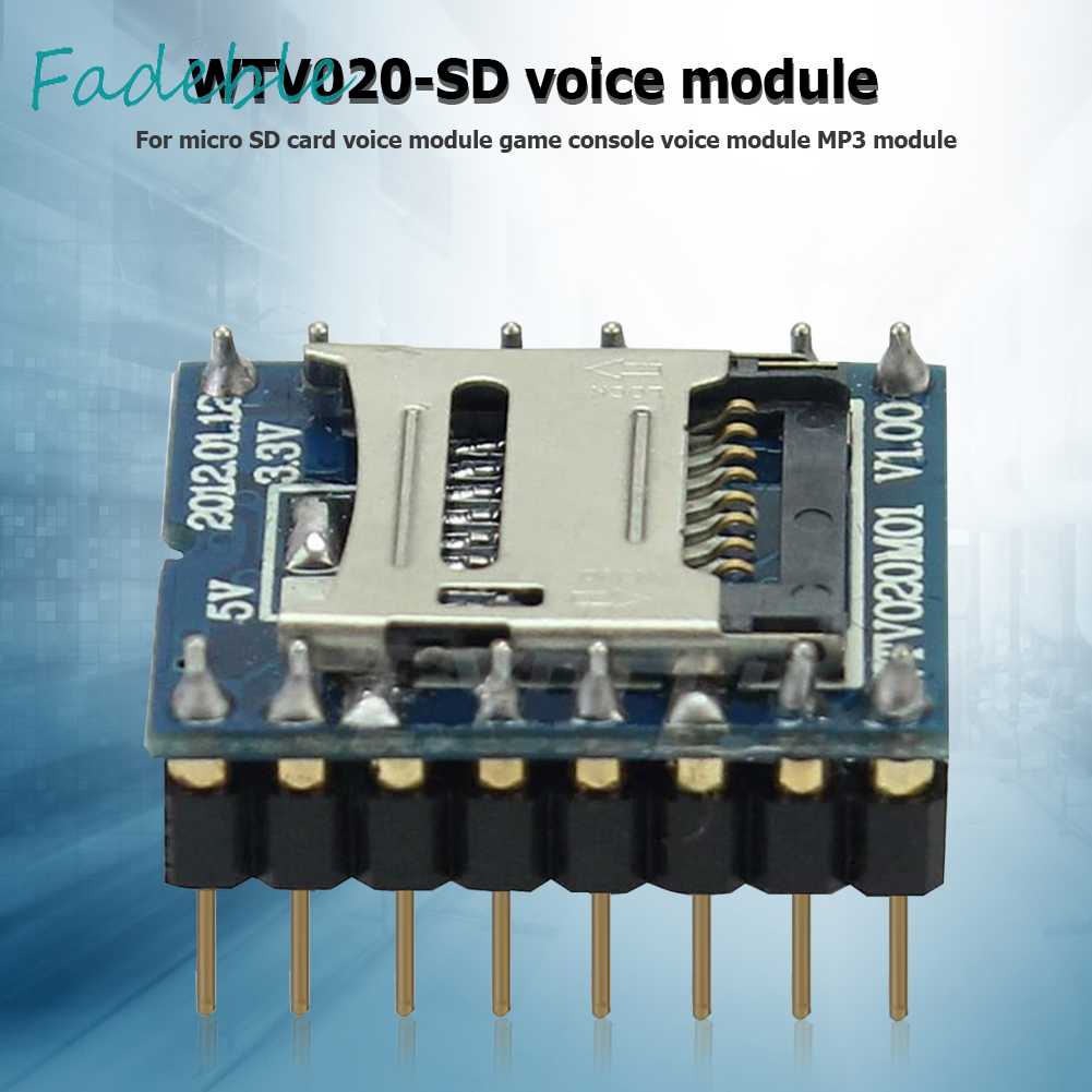 Mô Đun Âm Thanh Thẻ Nhớ SD MP3 WTV020-SD 32M-1GB