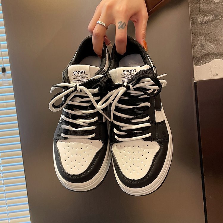 Giày Thể Thao Đế Dày Phối Dây Buộc Nhiều Màu Sắc Thời Trang Cho Nữ